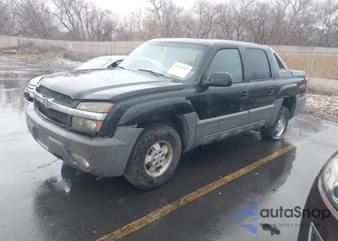 2002 Chevrolet Avalanche 1500 from USA, damaged, VIN 3GNEK13TX2G125329